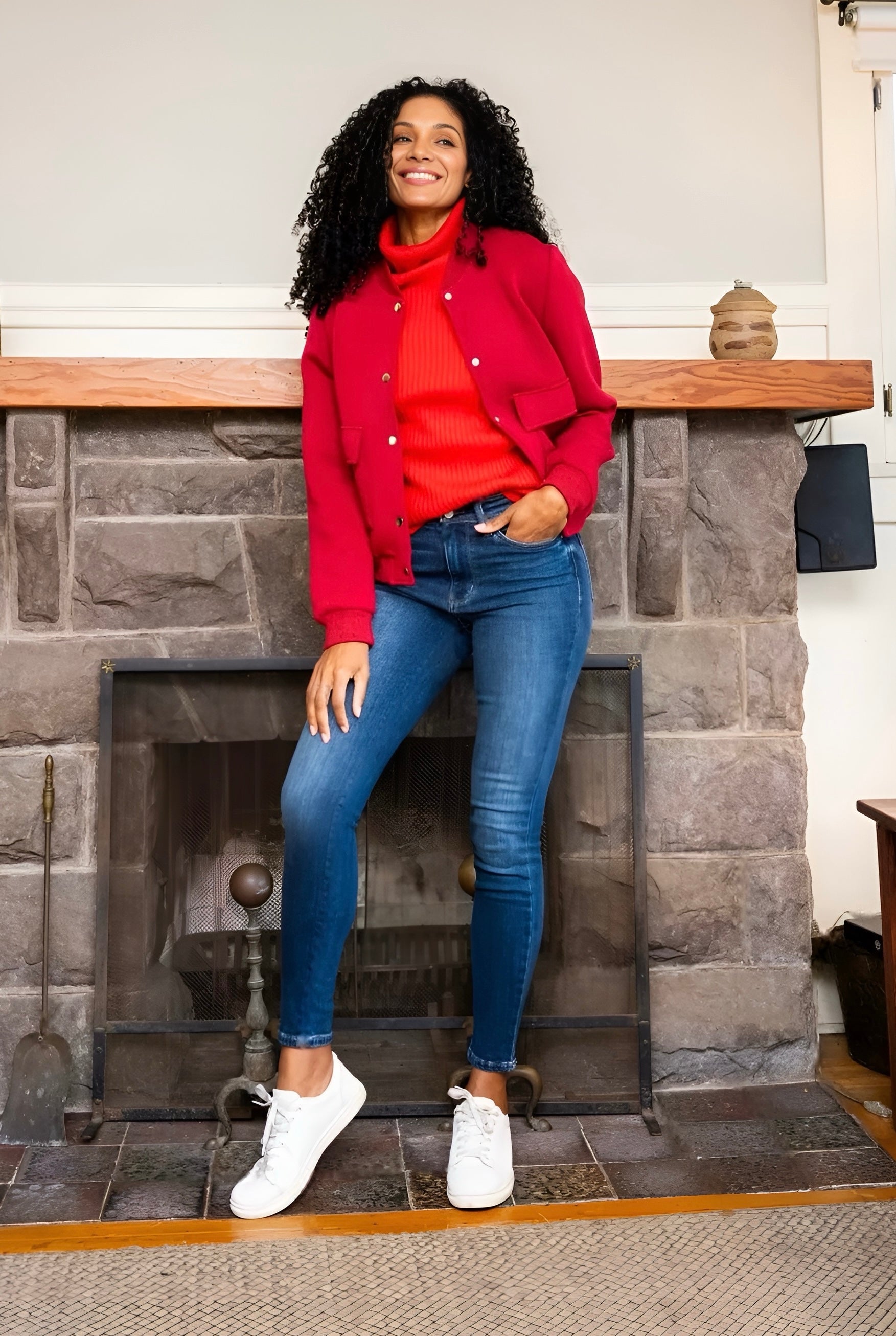 Judy Blue Full Size Washed Thermal Skinny Jeans